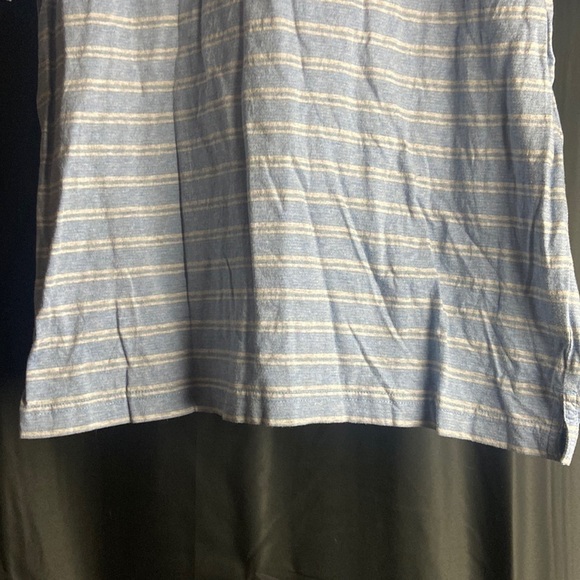 Jos A Bank Travelers Blue & Grey Striped Polo 💕 - Picture 3 of 6